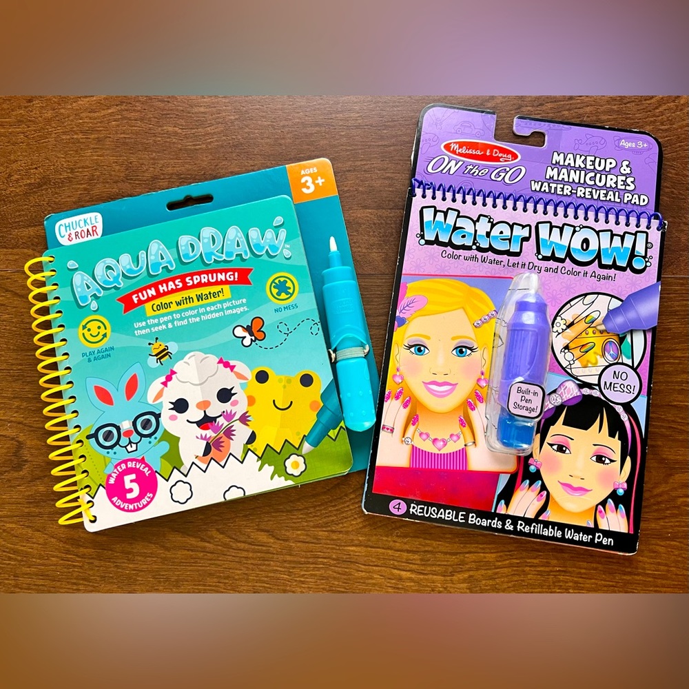 Aqua Interactive Books- Set of 2